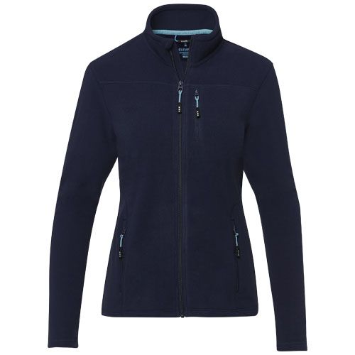 azul marino Chaqueta polar con cremallera entera reciclada GRS para mujer