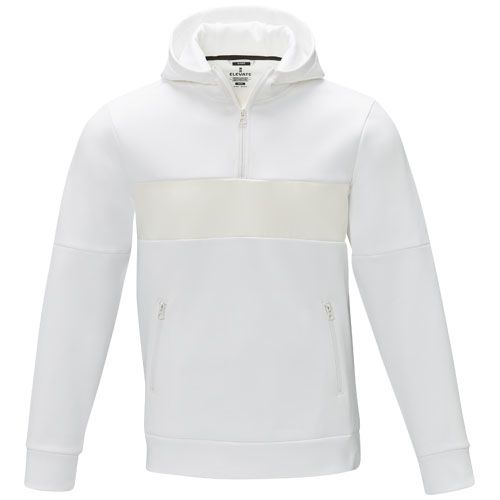 Jersey anorak con capucha con media cremallera para hombre 