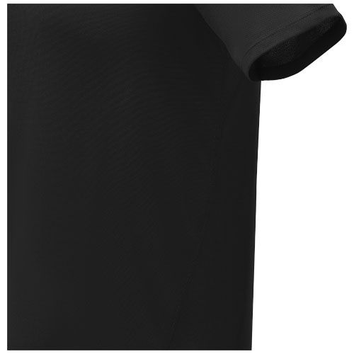 black Polo Cool fit de manga corta para hombre de 105 g/m² Deimos