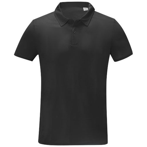 black Polo Cool fit de manga corta para hombre de 105 g/m² Deimos