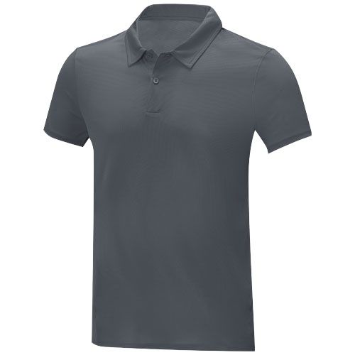 gris tormenta Polo Cool fit de manga corta para hombre