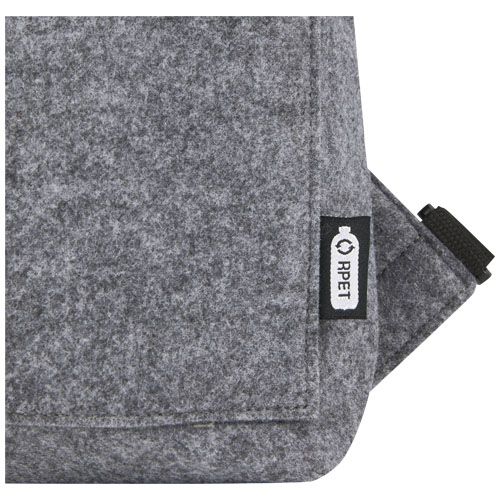 Bolsa para bicicleta enrollable de fieltro reciclado GRS de 13 L 