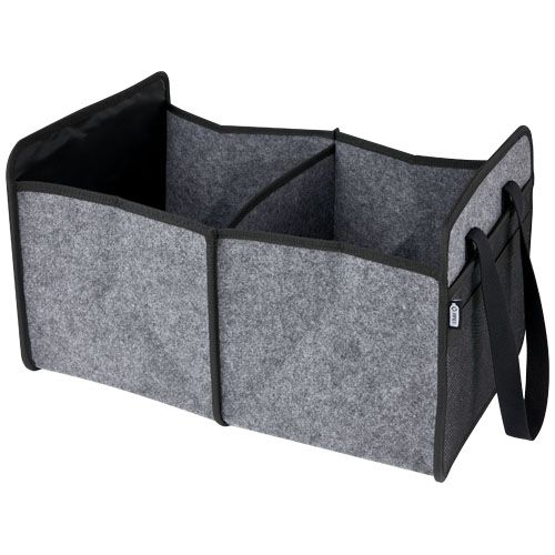 gris medio Organizador de coche plegable de fieltro reciclado GRS