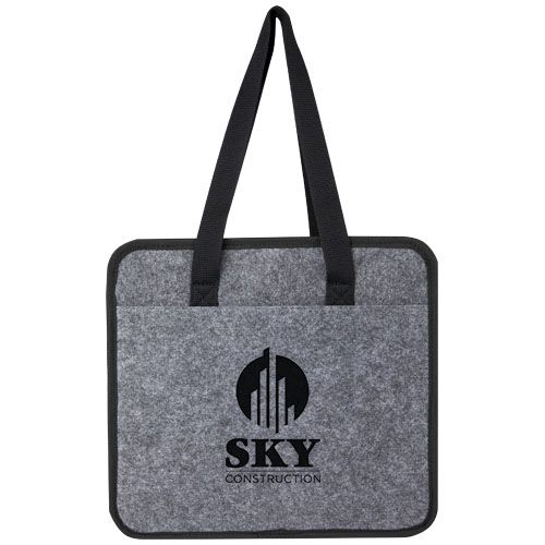 gris medio Organizador de coche plegable de fieltro reciclado GRS