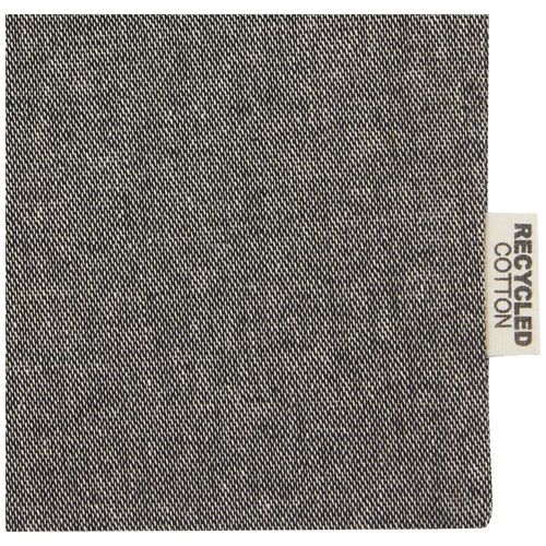 negro chiné Bolsa de regalo pequeña de 0,5 l de algodón reciclado GRS de 150 g/m²