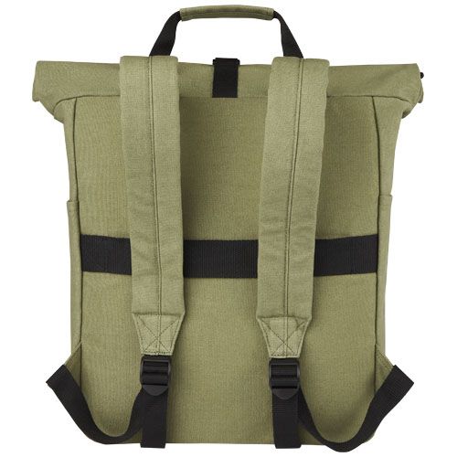 oliva Mochila enrollable de 15 L para portátil de 15