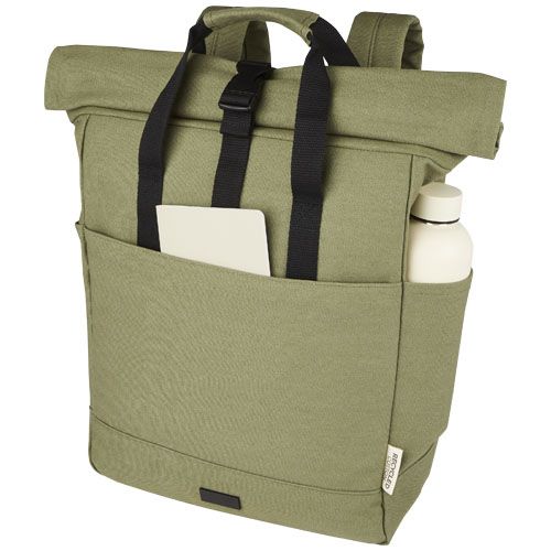 oliva Mochila enrollable de 15 L para portátil de 15