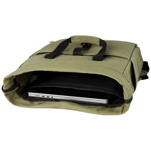 oliva Mochila enrollable de 15 L para portátil de 15