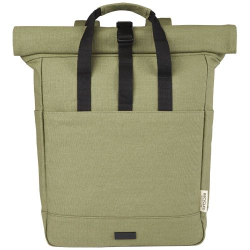 oliva Mochila enrollable de 15 L para portátil de 15