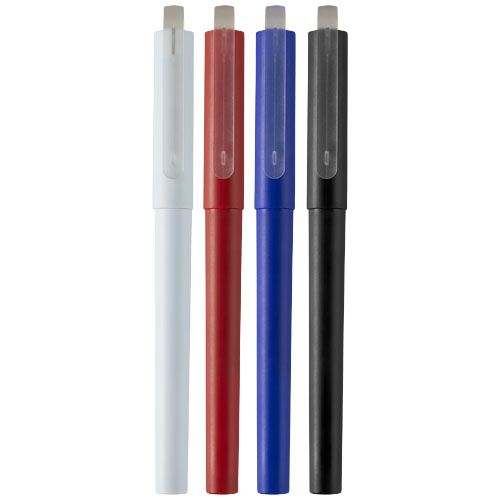 Stylo roller Mauna avec gel en PET recyclé (encre noire) - 5