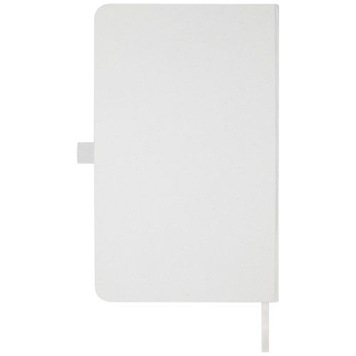 white Libreta de tapa dura de papel arrugado