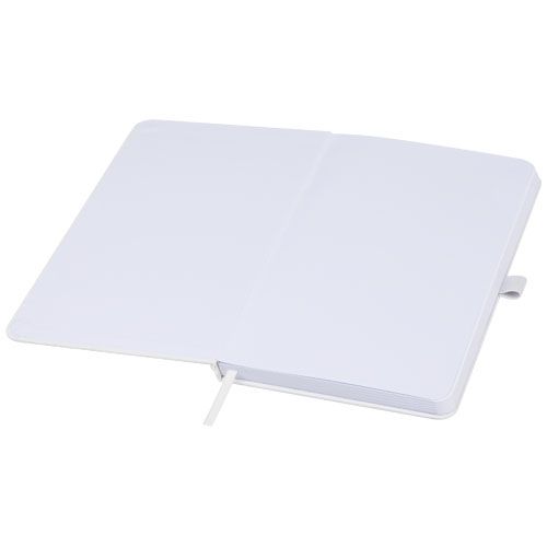 white Libreta de tapa dura de papel arrugado