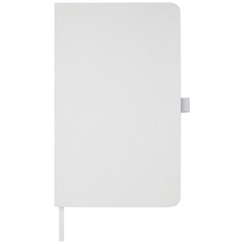 white Libreta de tapa dura de papel arrugado