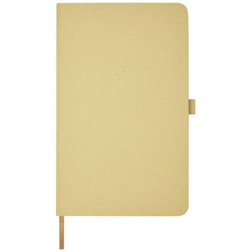 oliva Libreta de tapa dura de papel arrugado