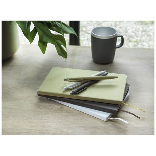 café Libreta de tapa dura de papel arrugado