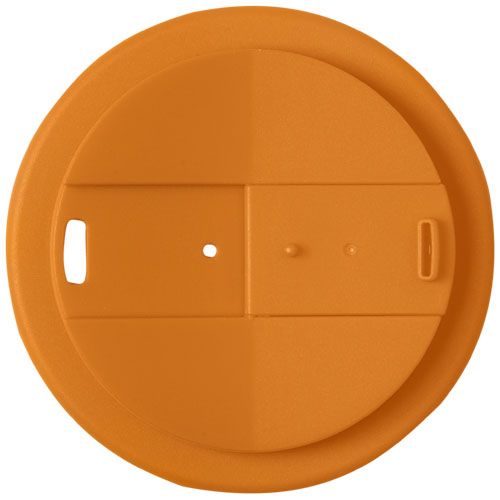 orange Vaso con aislamiento a prueba de derrames de 350 ml