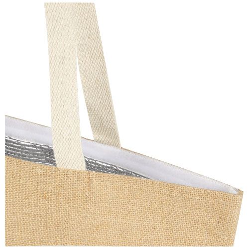 Bolsa Tote isotérmica de yute de 300 g/m² de 12 L 
