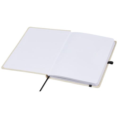 natural/negro Libreta de tapa dura de algodón orgánico
