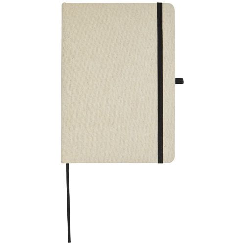 natural/negro Libreta de tapa dura de algodón orgánico