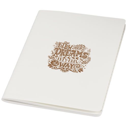 white Cuaderno de papel de piedra