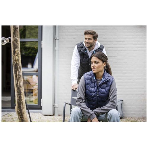 azul marino Chaleco aislante de material reciclado GRS para mujer