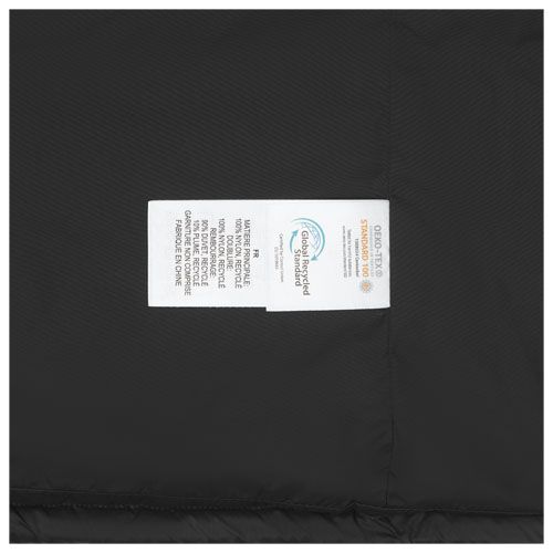 black Chaleco aislante de material reciclado GRS para mujer