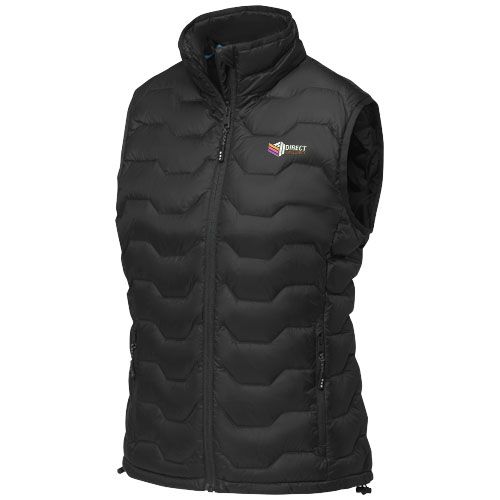 black Chaleco aislante de material reciclado GRS para mujer