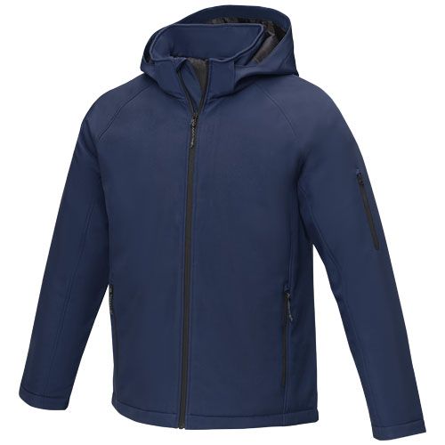 azul marino Chaqueta softshell acolchada para hombre