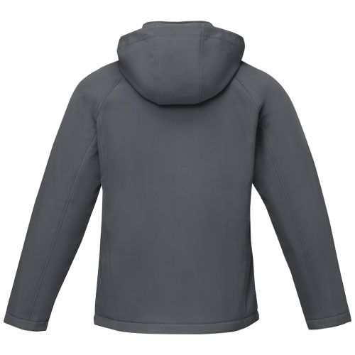 gris tormenta Chaqueta softshell acolchada para hombre