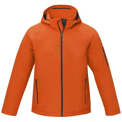 orange Chaqueta softshell acolchada para hombre