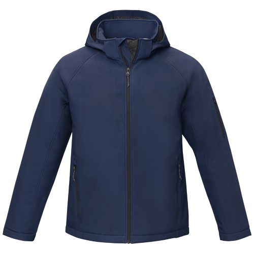 azul marino Chaqueta softshell acolchada para hombre