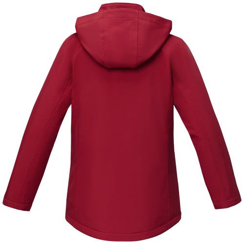 red Chaqueta softshell acolchada para mujer