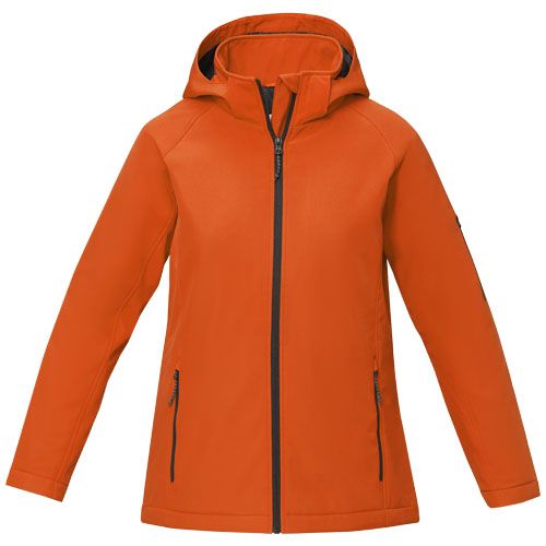 orange Chaqueta softshell acolchada para mujer