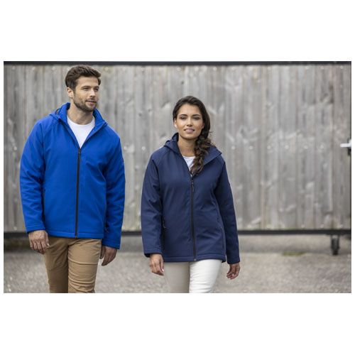 gris tormenta Chaqueta softshell acolchada para mujer