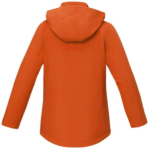 orange Chaqueta softshell acolchada para mujer