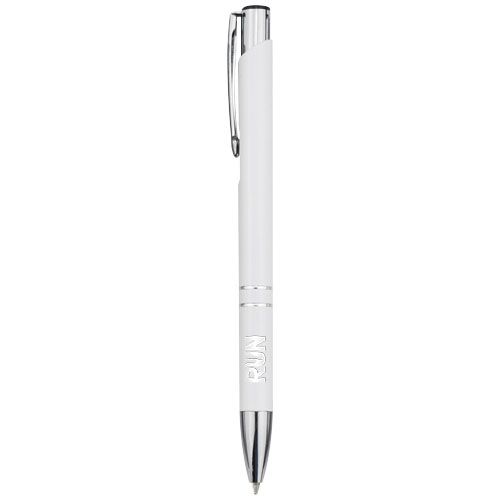 Stylo bille en aluminium recyclé Moneta (encre noire) - 2