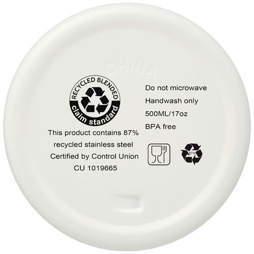 Bouteille isotherme Vasa en acier inoxydable recyclé certifié RCS de 500 ml avec isolation par le vide et couche de cuivre - 6