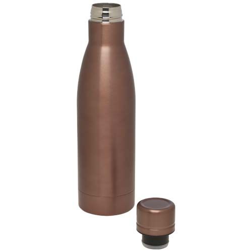 Bidón con aislamiento al vacío de 500 ml de cobre de acero inoxidable reciclado con certificación RCS 