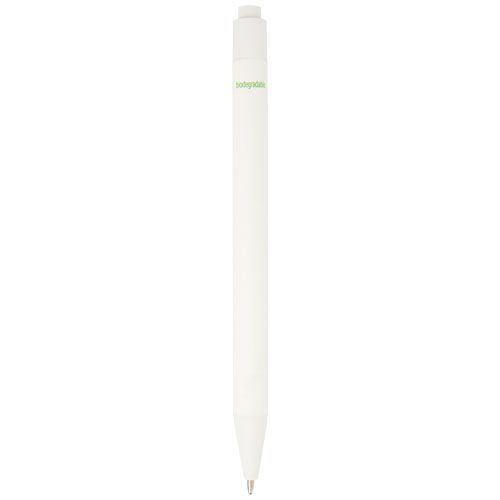 Bolígrafo monocromático de papel reciclado con acabado mate 