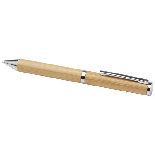 Set de regalo de bolígrafo y rollerball de bambú 