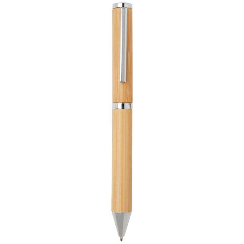 Set de regalo de bolígrafo y rollerball de bambú 