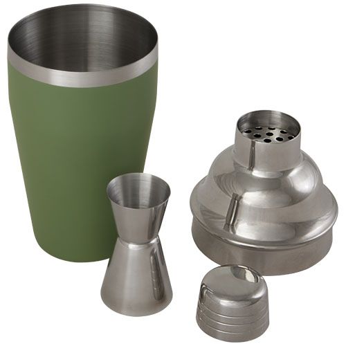 verde chiné Coctelera de acero inoxidable reciclado