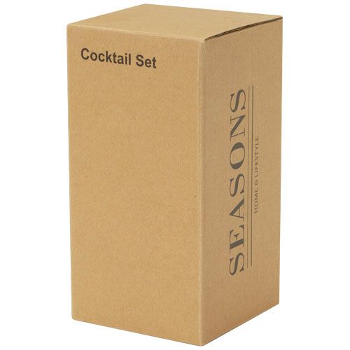 black Coctelera de acero inoxidable reciclado