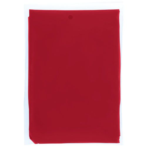 Poncho de lluvia desechable de material reciclado con bolsa de almacenamiento 