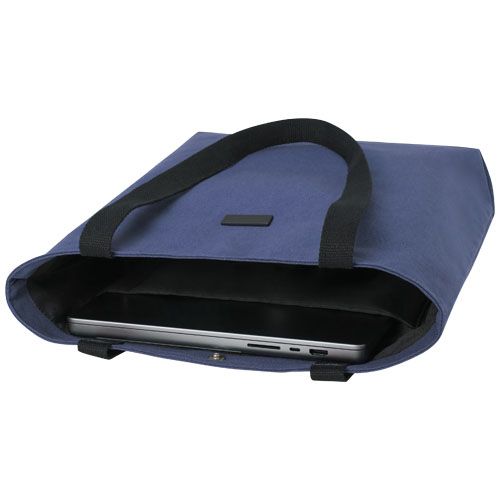 azul marino Bolsa Tote versátil de lona reciclada GRS de 14 l