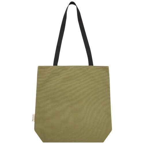 oliva Bolsa Tote versátil de lona reciclada GRS de 14 l