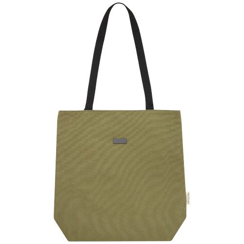 oliva Bolsa Tote versátil de lona reciclada GRS de 14 l