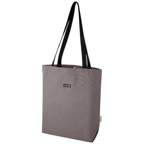 gray Bolsa Tote versátil de lona reciclada GRS de 14 l