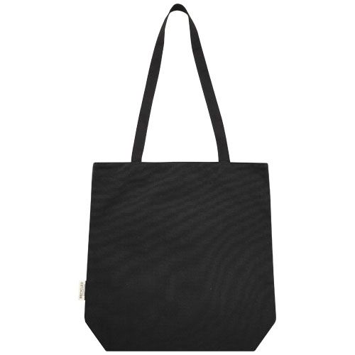 black Bolsa Tote versátil de lona reciclada GRS de 14 l