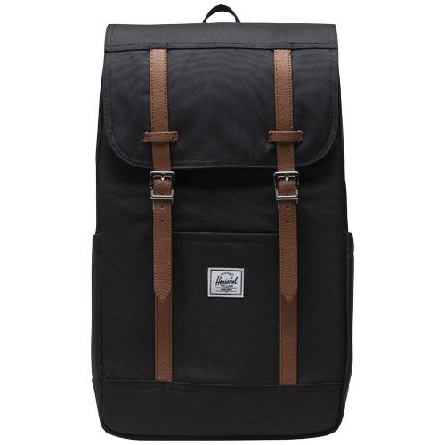 black Mochila reciclada para portátil y de 23 L